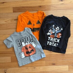 Jumping Beans Halloween Kids Shirts - Orange, Black, Gray